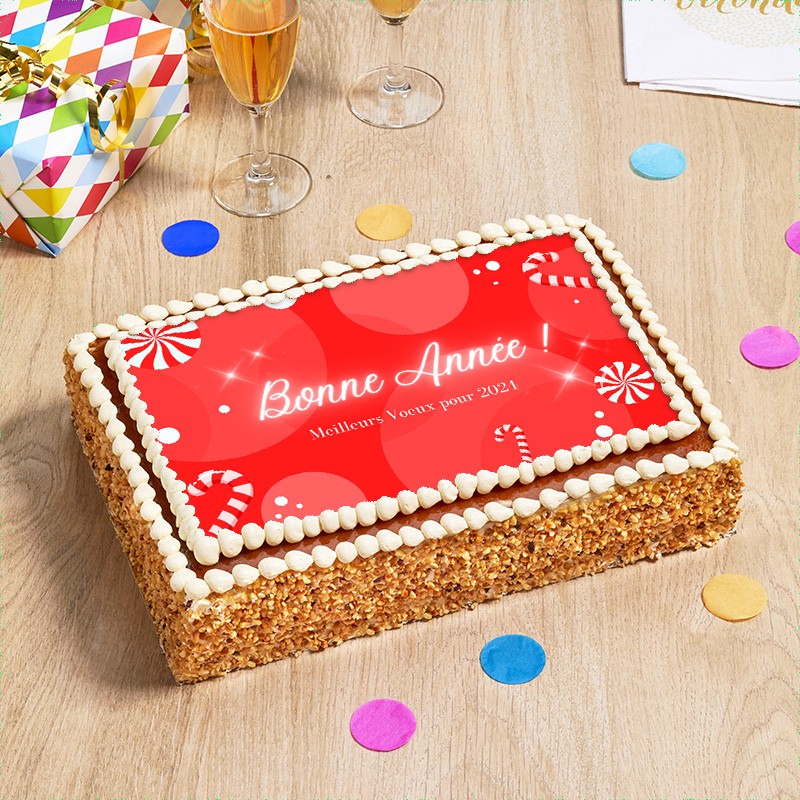 G Teau Bonne Ann E 2024 Livr Chez Vous Ou En Clickandcollect   Gateau Bonne Annee 2024 