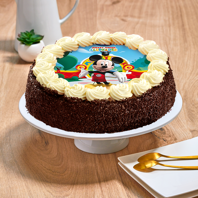 Gateau Enfants Moka Disney Mickey Patisserie La Romainville