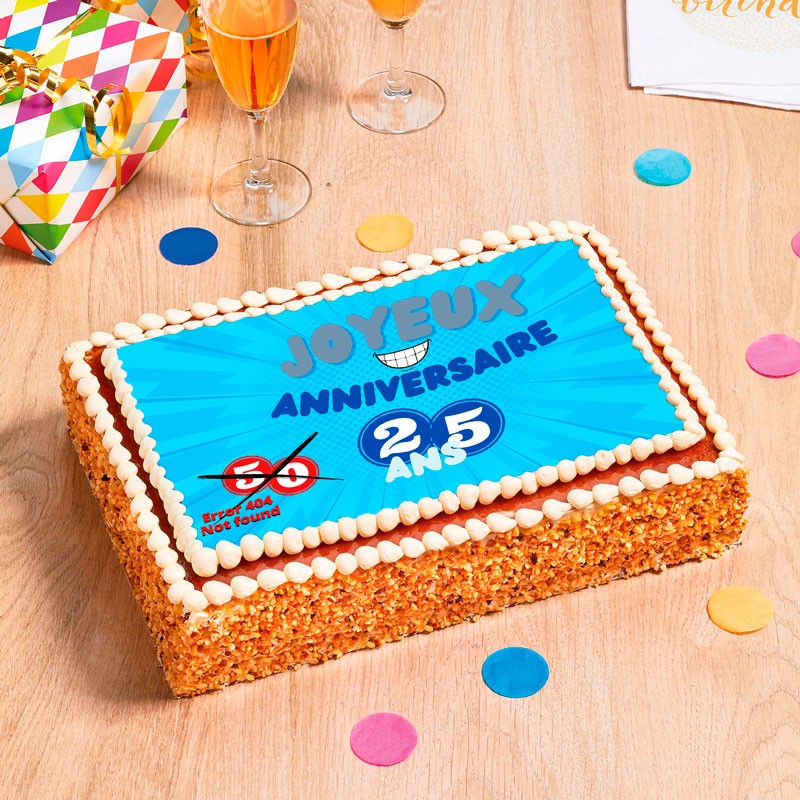 Gâteau joyeux anniversaire